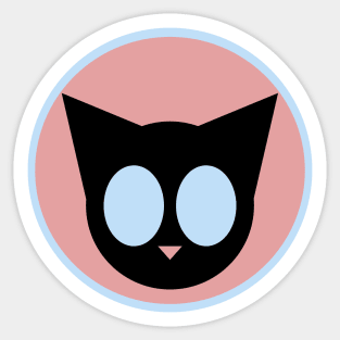 circle woman Sticker